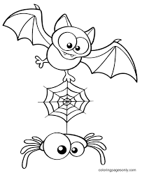 Learn about famous firsts in october with these free october printables. Halloween Spider Coloring Pages Coloring Pages For Kids And Adults
