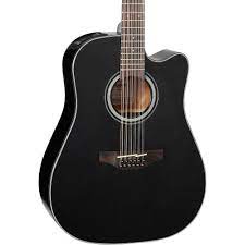Takamine G Series GD30CE-12 Dreadnought 12-String Acoustic-Electric Guitar  Black | Guitar Center