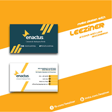 How to make a modern business card design | photoshop tutorial. Enactus Unimap Business Card