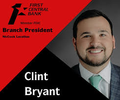 ⚫️🔴Starting October 1st, Clint Bryant was promoted to branch president at  our McCook location. Clint has over 10 years of banking experience and a  proven track record for leadership. Please join us