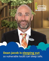 Dean Jacob Sleeps Out to Raise Awareness of Homelessness