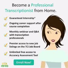 According to transcription certification institute a transcriptionist's salary is generally around $15, while. Transcription Certification Institute Home Facebook