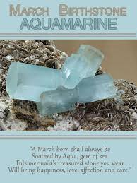 Aquamarine March Birthstone Only The Best Month To Be Born In March Birth Stone Birthstones Aquamarine Stone