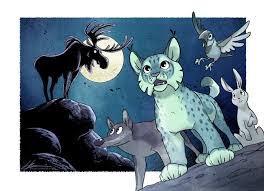 The Mystery Of Dark Moose Animal Sketches Animal Drawings Animal Art