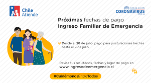 Seguimiento de pago del ingreso familiar de emergencia. Chileatiende Oficial No Twitter Hola Natalia Bienvenida Los Pagos De Ife Se Realizaran A Partir De Hoy Considera Que Tiene Un Calendario De Pagos Diferidos Segun La Modalidad Debes Consultar En Https T Co Bi0uzlek1b Con