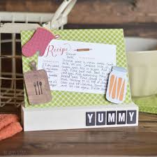 Diy Recipe Card Holder Recipe Card Holders Diy Recipe Cards Recipe Cards