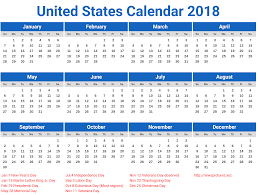 Image For United States Calendar 2018 January Calendar Calendar Template 2019 Calendar
