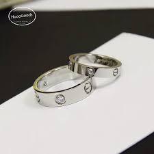 Cartier Love Ring Men Women Thin Vs Thick In Yellow White Pink Gold Diamonds Hooofashion In 2020 Cartier Love Ring Cartier Love Ring Diamond Rings For Men
