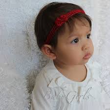 Baby Headband, Red Headband, Crochet Headband, Baby Girl Headband, Red  Headband, Flower Headband, Newborn Headband, Christmas Headband