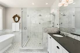 Go for mosaic glass tiles in a recurring border, or use a border of black tiles to divide a white and brown mosaic tile creation, breaking up the wall space. 40 Free Shower Tile Ideas Tips For Choosing Tile Why Tile