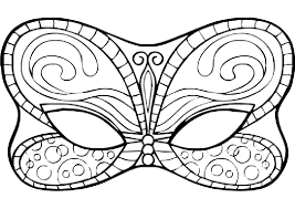 Malvorlagen masken fuer kinder : Malvorlagen Karneval 05 Ausmalbilder