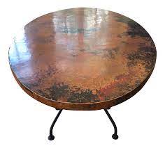 Dinning room tables metal dining table iron table kitchen tables dining rooms handmade furniture custom furniture copper top table bernhardt furniture. Arhaus Copper Arabesque Dining Table Chairish