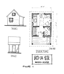 Loft above the main floor of the shed. 6 X 12 Tiny House Plans Novocom Top