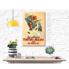 Pemasangan poster juga bisa membawa suasana berbeda untuk kamar tidur anda. Jual Poster Kayu Pajangan Dinding Hiasan Kamar Rumah Tintin Terbaru Juni 2021 Blibli