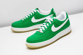 Jordan 1 Low White Lucky Green Black Nike Air Force 1 Premium Canvas 324760 311 Nike Air Force Nike White Flats