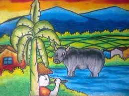 Sketsa merupakan gambar yang dibuat oleh seseorang yang pada umumnya belum dijadikan sebagai hasil karya akhir. Menggambar Pemandangan Yang Ada Hewannya Cara Menggambar Pemandangan Alam Agar Hasilnya Bagus Contoh Gambar Gambar Pemanda Lukisan Gambar Hewan Cara Menggambar