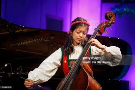 Victoria Maria Kan Selvik plays at the Abel Prize ceremon at the... News  Photo