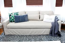 York square arm deep seat slipcovered armchair. Honest Review Pottery Barn York Slipcovered Sofa