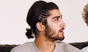 Pin By Hanna Marin On One Direction Ponytail Hairstyles For Men Zayn Malik Hairstyle Man Ponytail