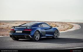 The audi r8, based on the audi le mans quattro concept car (designed by frank lamberty and julian hoenig) first appeared at the 2003 international geneva motor show and the 2003 frankfurt international motor for the 2020 model year, the r8's appearance is slightly more angular up front. Updated 2020 Audi R8 And Limited Edition R8 V10 Decennium Bring Powerful Performance To New York International Auto Show Audi Club North America