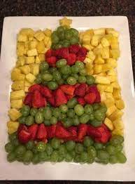 And.don't forget the fruit dip! Breakfast Fruit Tray Christmas Trees 64 Ideas Christmas Food Holiday Fruit Fruit Christmas Tree