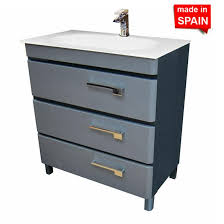 Shop online at costco.com today! Socimobel 32 Inch Yane Bath Cabinet Color Marengo Forge Glass Sink
