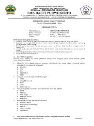 Contoh soal bahasa inggris ini semoga bermanfaat untuk tenaga pendidik yang mengampu pelajaran bahasa inggris. Soal Uas Smk Jurusan Multimedia