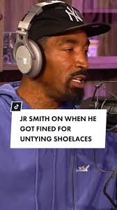 Remember when #jrsmith kept untying shoelaces? 😂 Full episode of  #theoldmanandthethree is now live. #nba #basketball