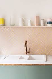 Often what's trending in design is trending in tile, too. 25 Chic Ways To Rock Pink In Your Kitchen Digsdigs