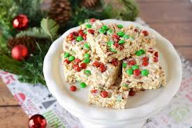 Santa's kitchen sink cookies are designed to be a great baking project to take on with your kids. Marshmallow Pretzel Bars With M Ms No Bake Diy Candy