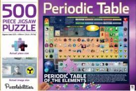 We did not find results for: Puzzlebilities 500 Piece Jigsaw Puzzle Periodic Table By Various 9781488936838