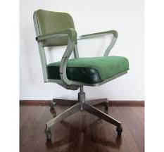 Vintage Steelcase Green Rolling Computer Office Chair Vintage Office Chair Office Chair Steelcase Chair