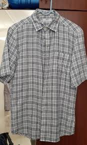 Baju lengan panjang kerudung kotak kotak. Kemeja Pria Kotak Kotak Lengan Pendek Uniqlo Fesyen Pria Pakaian Atasan Di Carousell