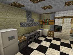 Don't be afraid to use one bold color among another basic and neutral color. Kuhnya Minecraft Bagno Site