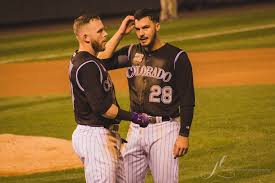 Not only will he have a chance to build on what has been a disappointing 2021 campaign, as he had produced a.255/.322/.424 batting line with five homers and 12 doubles, but the rockies can look to see if he will. Trevor Story And Nolan Arenado Of The Colorado Rockies Conversing Between Innings Against The San Diego Padres On August 22 2018 At Coors Field Dallas Sports Fanatic