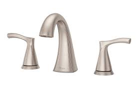 Shop kraus indy brushed gold bathroom sink faucet and pop up drain at lowe's canada online store. Brushed Nickel Bath Faucet Lowes Shop Pfister Masey Brushed Nickel 2 Handle Widespread L Bathroom Faucets Brushed Nickel Bath Faucet Gooseneck Kitchen Faucet