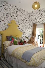 The white house is full of lots of interesting rooms. Yellow Pagoda Headboard And Butterfly Wallpaper Girl Room Little Girl Rooms Kids Bedroom