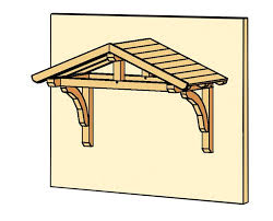 Holz Vordach Skanholz A Stettina Fa R Hausta Ren Satteldach Vom Garten Fachha Ndler Vordach Dach Satteldach