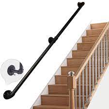 Exciting news, we're in contract to purchase another fixer upper house. Industrial Rustic Cast Iron Stair Handrail Clothes Rack Wall Handrail Towel Rail Banister For Elderly Kids Indoor Or Outdoor Use Amazon In Home Kitchen