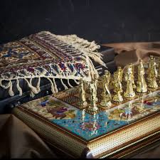 Image result for Persian manuscript chess