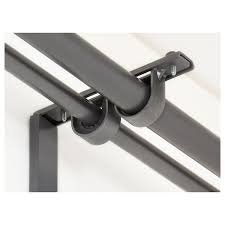 Betydlig Support De Tringle A Rideau Couleur Argent Tringle Rideau Rideaux Gris Tringle