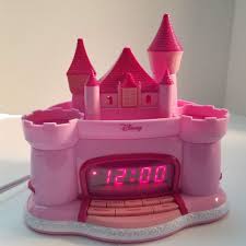 Disney Pink Castle Princess Am Fm Clock Radio P300acr Stars Project Works Disney Disney Princess Castle Pink Castle Clock