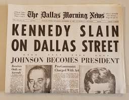 22, 1963, moments before his assassination. Complete Dallas Morning News Newspaper 11 23 63 Jfk Kennedy Assassination Reprnt For Sale Online Ebay