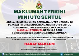 Bangunan utc, pudu sentral wilayah cawangan mini utc sentul: Jabatan Imigresen Malaysia Wp Kuala Lumpur Imi Wpkl Twitter