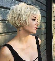 Blonde Messy Hair For Girls Short Messy Bob Hairstyles 2020 Messy Bob Hairstyles Choppy Bob Hairstyles Bobs Haircuts