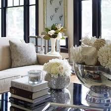 York House Living Rooms Decorative Coral Mirrored Bowl Decorative Mirrored Bo Table Decor Living Room Coffee Table Living Room Modern Elegant Living Room