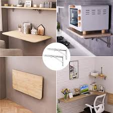 Pour bien commencer, fixez votre étagère murale grâce aux accroches. 450mm Equerre Pour Etagere Murale Support Console Pliable En Acier Inoxydable 2 Pieces Avec Vis De Fixation 18 Inch Cdiscount Maison