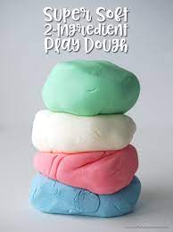 We play with it almost every day! Super Soft 2 Ingredient Play Dough Artsy Fartsy Mama