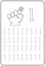 Anasinifi 1 Rakami Calisma Sayfalari Okul Oncesi Calisma Cizelgeleri Okul Oncesi Okul