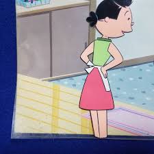 □サザエさん□セル画□長谷川町子□アニメ、マンガ、漫画□D9 セル画